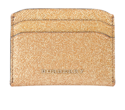 Burberry Card Holder, Leather, Gold, 2*